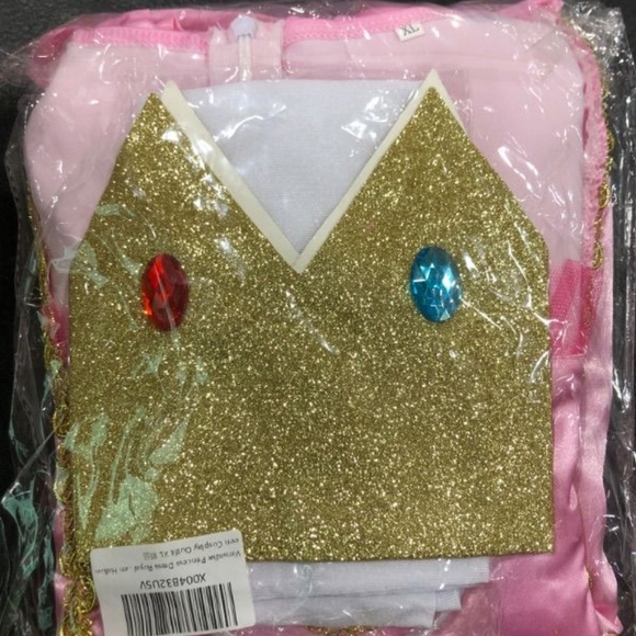 Women's Princess Peach Cosplay, Various Sizes, New - Picture 12 of 13